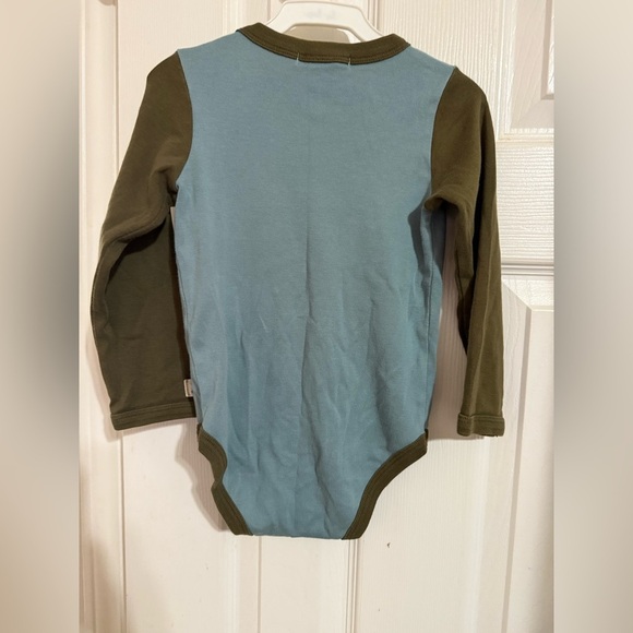 Janie and Jack Steam Engine Train Long Sleeve Romper - Picture 9 of 11